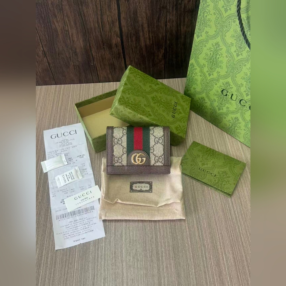 Gucci Ophidia Card Case Wallet